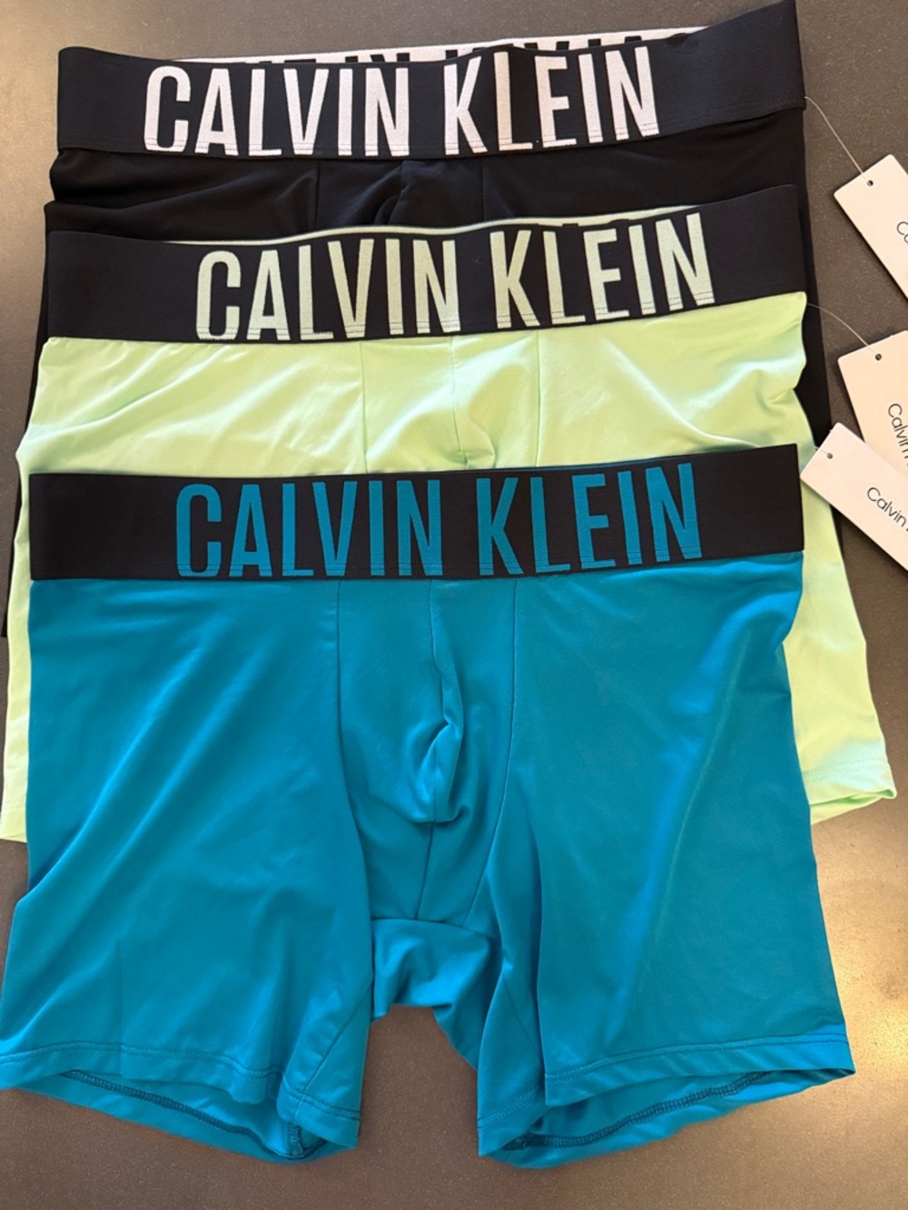 New Calvin Klein Men’s Boxer Briefs. Microfiber. Intense Power
